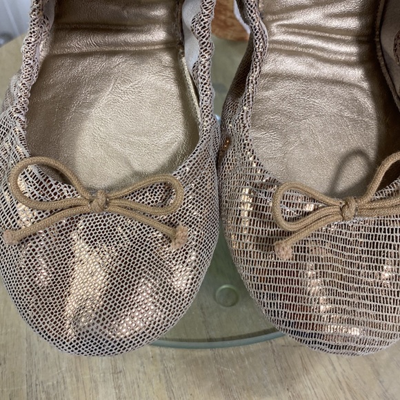 Leather Folded Ballerina Flats Shoes🩰 - Picture 6 of 9